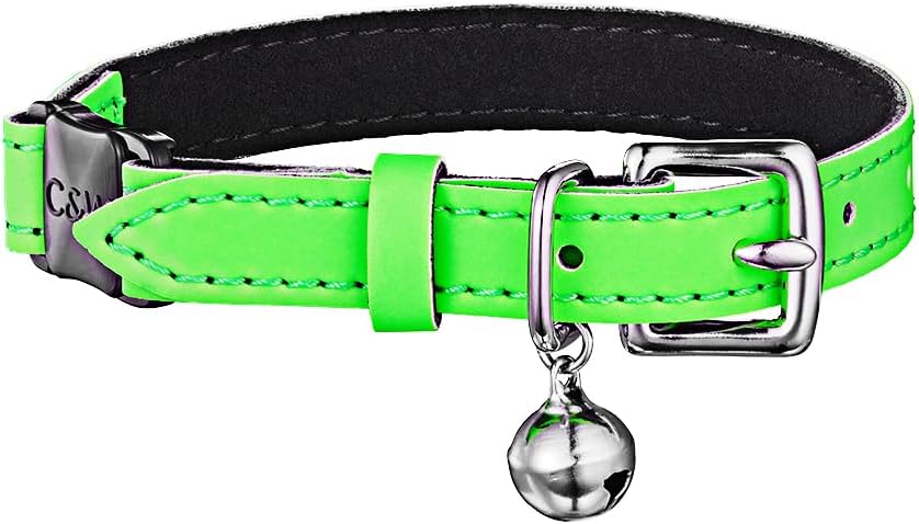 chi^ku チーク リボン 首輪 リード セット 革 くすみパープル オマケ付