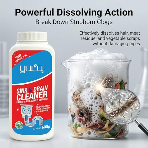 Polvo potente y seguro destapacaños para cocina y baño miniatura 3