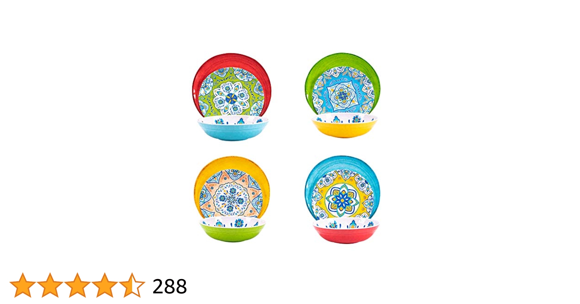 Amazon.co.jp: メラミン食器セット 12個 丈夫な食器 カラフル