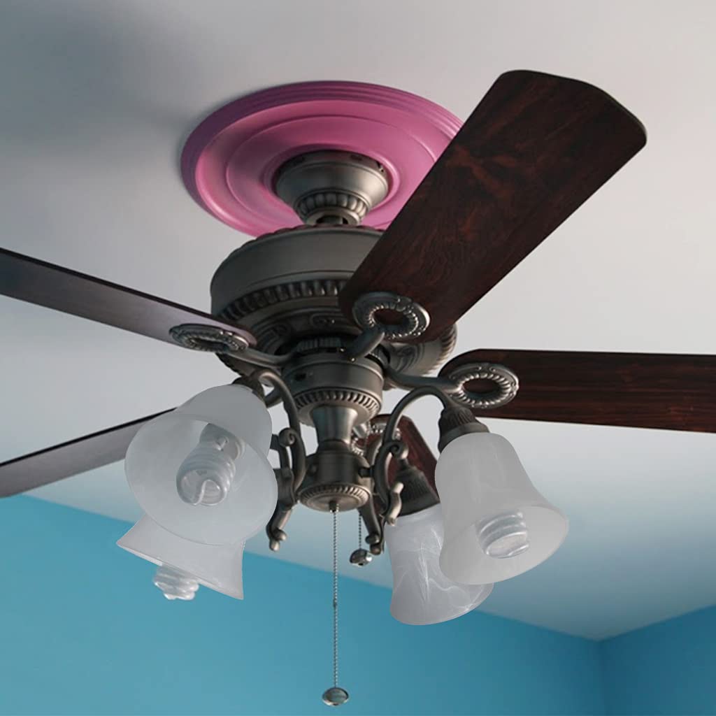 2 piezas de pantalla de luz para ventilador de techo, pantalla de lámpara de labios, repuesto de globos de luz con forma de campana, alabaste 7
