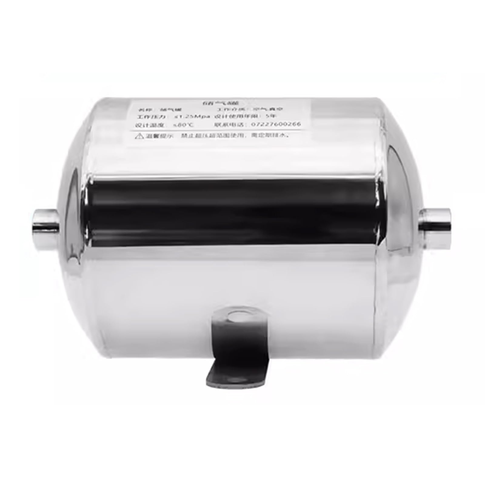 Przenośny zbiornik powietrza ze stali nierdzewnej o pojemności 0,5 l, 2 l, 5 l, 10 l, 20 l, 30 l, 40 l, 50 l, wysokiego ciśnienia, mały / duży zbiornik powietrza, poziomy zbiornik na sprężone