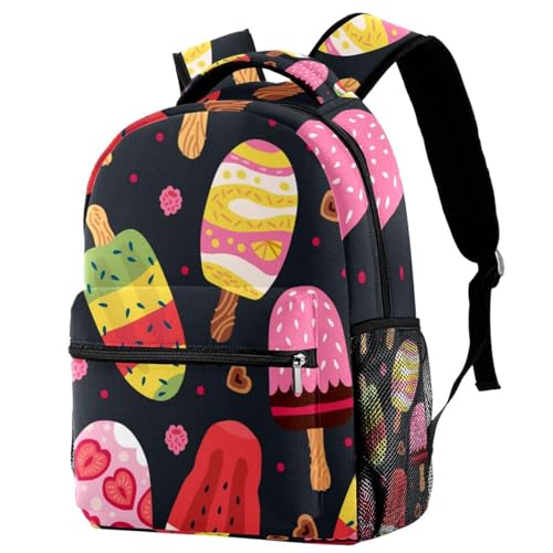 Sac de voyage décontracté imprimé crème glacée pour escapades de week-end