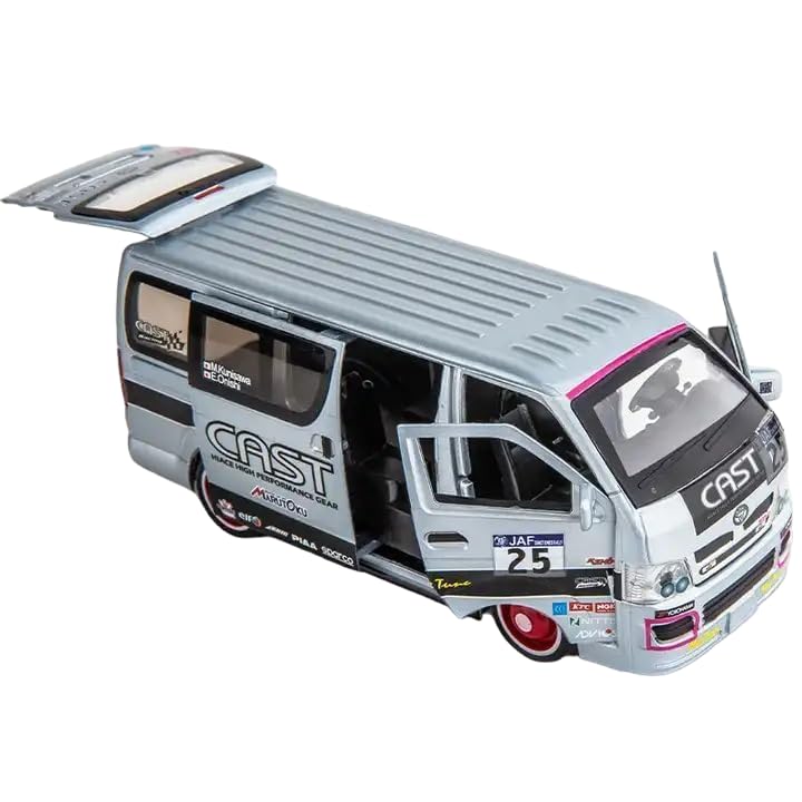 HappyBive Toyota Hiace Van Car - 1:32 Scale Diecast Model with