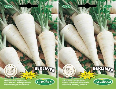 Germisem Berliner Semillas de Raíz de Perejil 3 g (EC7009) (Paquete de 2)