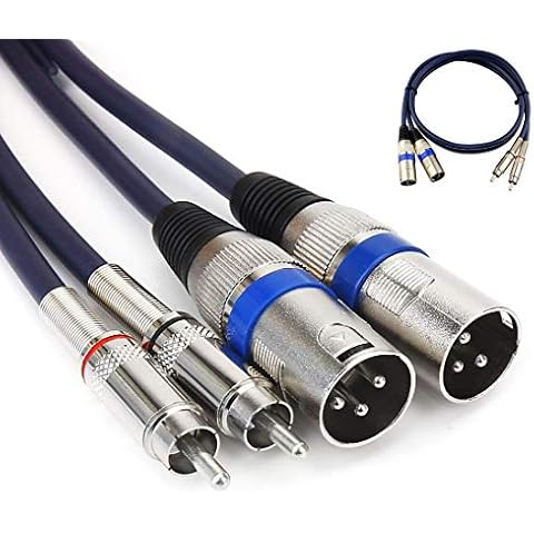 Cable de Audio Estéreo Dual XLR a RCA Macho Cover