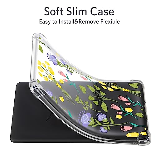Image of CoBak Clear Case for 6 Inch Kindle 2024 and 2022(11 Generation)- Ultra-Slim Soft TPU Transparent Cover,Lightweight & Durable Protector, Gaseous Argent
