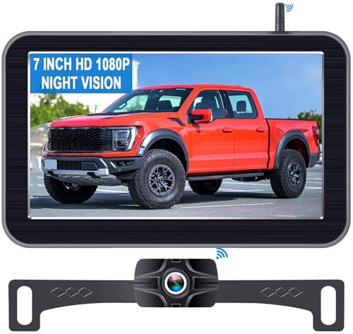 7-Inch Wireless Backup Camera for...