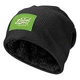 ZALXOZYL Gorro Térmico de Punto Gofre para Quitar Nieve, Herramienta Esencial para el Invierno. Patrones Numéricos: para Palear, Quitar Nieve Y Realizar Tareas de Mantenimiento Invernal. Black 1