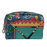 Marca: rodde Bolsa de Maquillaje de Viaje portátil,Mesa de Billar y Snooker ,Bolsa de cosméticos para Mujeres,Bolsa organizadora de Maquillaje con Cremallera de Belleza
