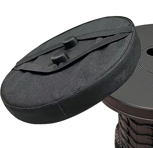 Image of Seat Cushion for Telescopic Stools Collapsible Chair Pads Fit Standard 9.85IN Round Retractable Folding Stools (Cushion Only)