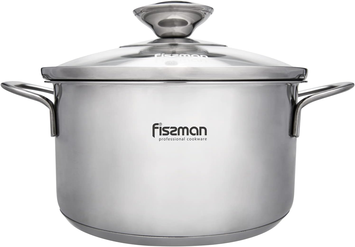 FISSMANFissman 1.1 Liter Saucepan with Lid Bambino Series Stainless Steel Silver 14 ั
7.5 cm