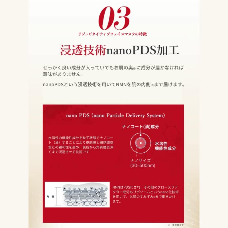 アースジャパン PDS NMN フェイスマスク アイテック リジュビネイティブ アースジャパン PDS NMN フェイスマスク アイテック リジュビ