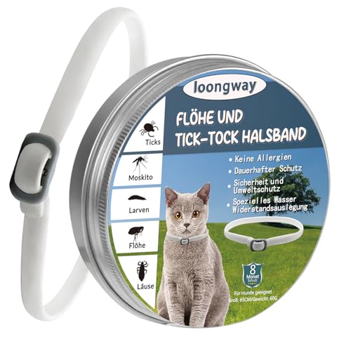 loongway Komfort-Schutzhalsband für Katzen ab 3 Monaten Weicher Katzenhalsband 65 cm Wasserdicht & Verstellbar