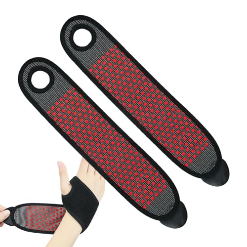 男性用手首サポート - 調節可能な手首サポートブレース | 自己発熱サポートブレース スポーツプロテクター リストバンドベルト 怪我、仕事、ランニング用