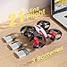 Holy Stone Mini Drone for Kids and Beginners RC Nano Quadcopter Indoor Small Helicopter Plane with Auto Hovering, 3D Flips, Headless Mode and 3 Batteries, Great Gift Toy for Boys and Girls, HS210 Red
