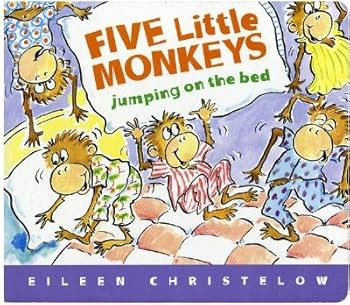 Paperback Five Little Monkeys Jumping on the Bed [5 LITTLE MONKEYS JUMPING-BOARD] Book