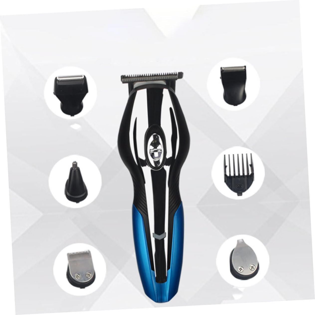 Kit Elettrico Ricaricabile con Rifinitore Nasale USB Nero