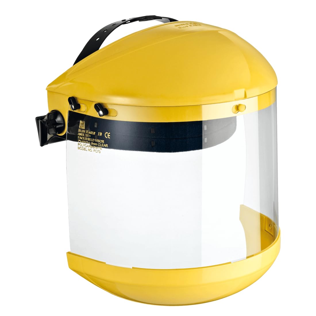 Sir Safety System Integra Visiera, Policarbonato e ABS, Protezione Completa di Viso e Mento, Calotta Regolabile, EN 166:2001 BT, U, Confezione da 5 pezzi