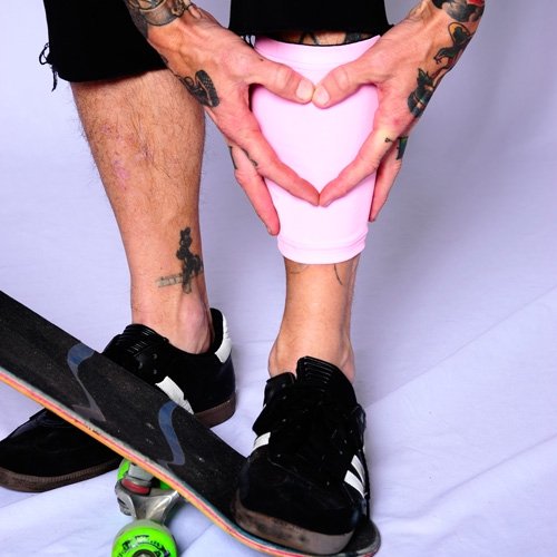 Tat2X Ink Armor Premium Calf Tattoo Cover Up Sleeve - No Slip Gripper - U.S. Made - Black - XL2X - Image 4