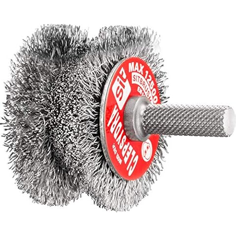 Shaped Brush for Drill in Corrugated Steel - Clepsydra in Blister - Ø: 60-40 mm Cover