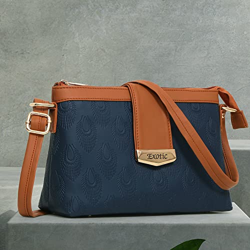 Image of EXOTIC embosed Cross Body Sling Bag for Girls /Women
