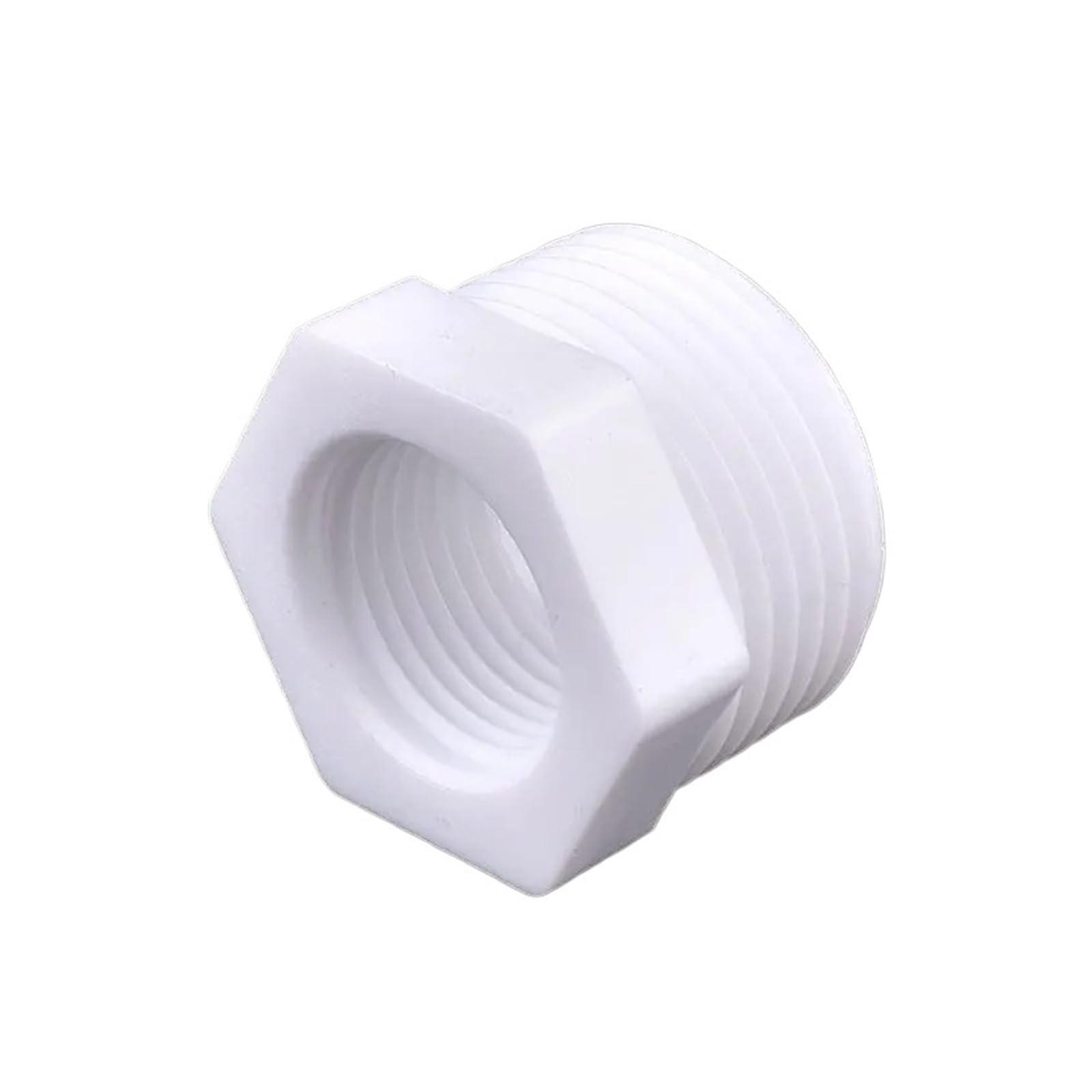 Wozcgsdt Men's Yellow Pom Threaded Pipe Connector, 1/2" 3/4" 1" Fe Thread Bushing, Equal And Reducer Water Pipe Joint For Fish Tank And Garden Irrigation(,2 Pcs)