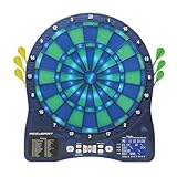Accudart Light FX 2000 Electronic Dartboard with Vibrant LED Light Displays - Scoring Up to 4 Players - Includes 6 Soft Tip Darts