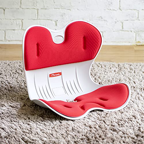 ㈱ドリームウェア 骨盤サポートチェア My Comfy RC-1220 M-RED 幅40.5×奥行32.5×高さ31.5cm