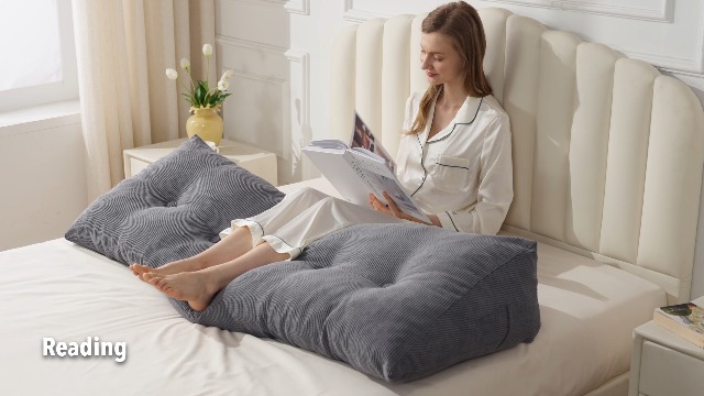 HAENGNAE(ヘンネ) KISHIMEN PILLOWビスチェ Amazon.com: IASEAHK Headboard Pillow Queen, Triangle Pillows for