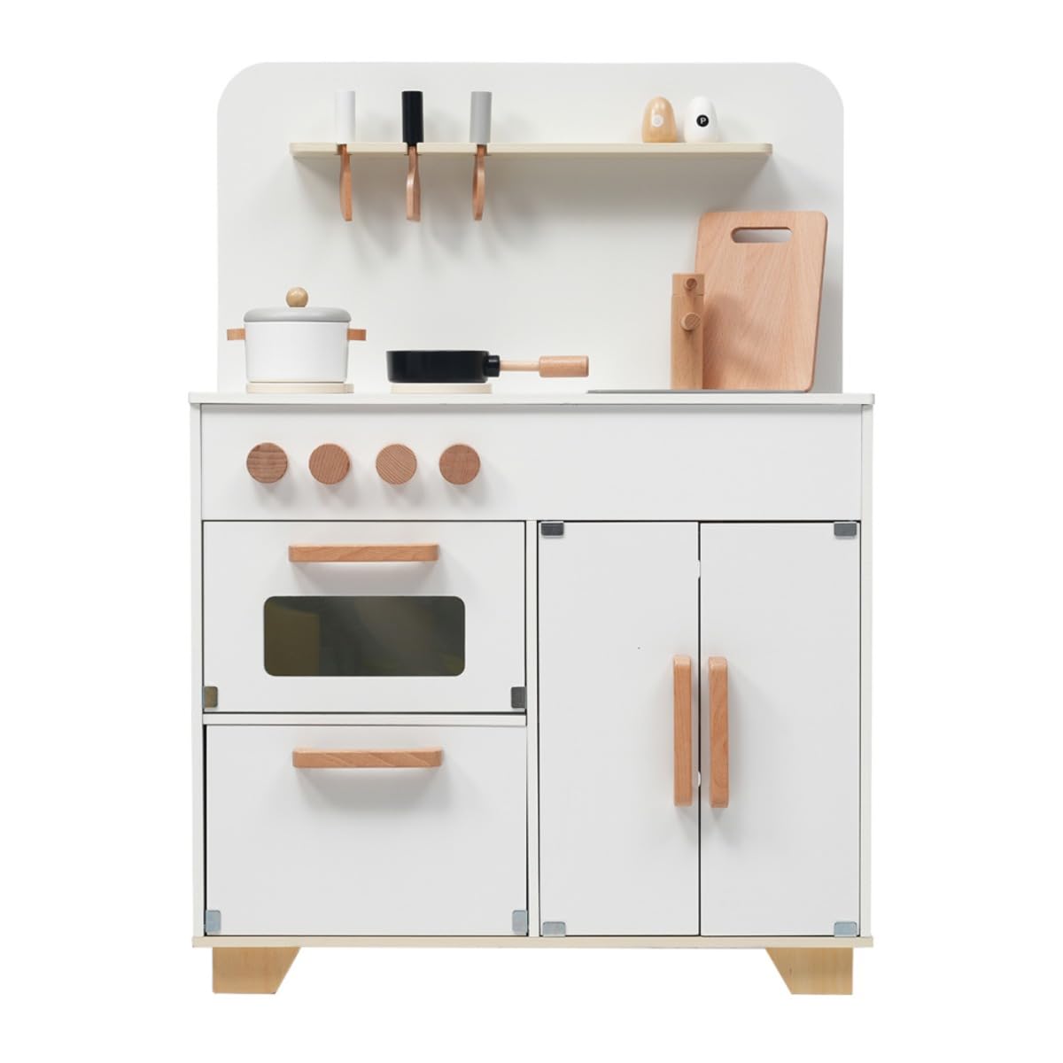 Amazon | おままごと キッチン 木製 付属品付き ままごとセット 誕生日 