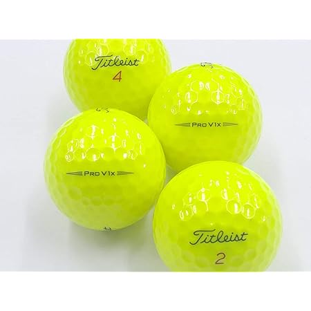 Amazon Abランク ロゴなし タイトリスト Pro V1ｘ 19年モデル イエロー 1個 ロストボール タイトリスト Titleist ゴルフボール