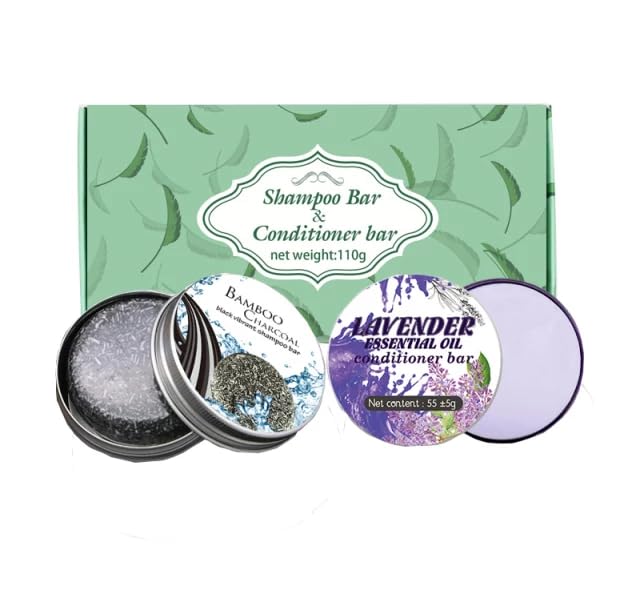 Shampoo Bar & Conditioner Bar set- organic mixed fragrances