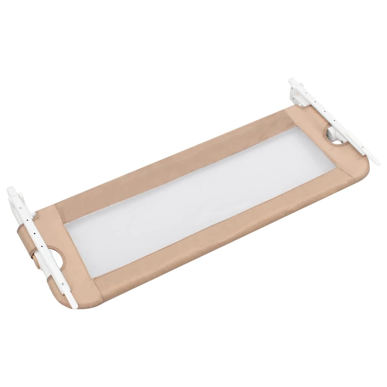 Gecheer Barandilla de Cama Seguridad Niños 18m-5a, Plegable, Gris Taupe, 102x40x42cm, 10-20cm Colchón Modelo LYKLRZJ-10164ES