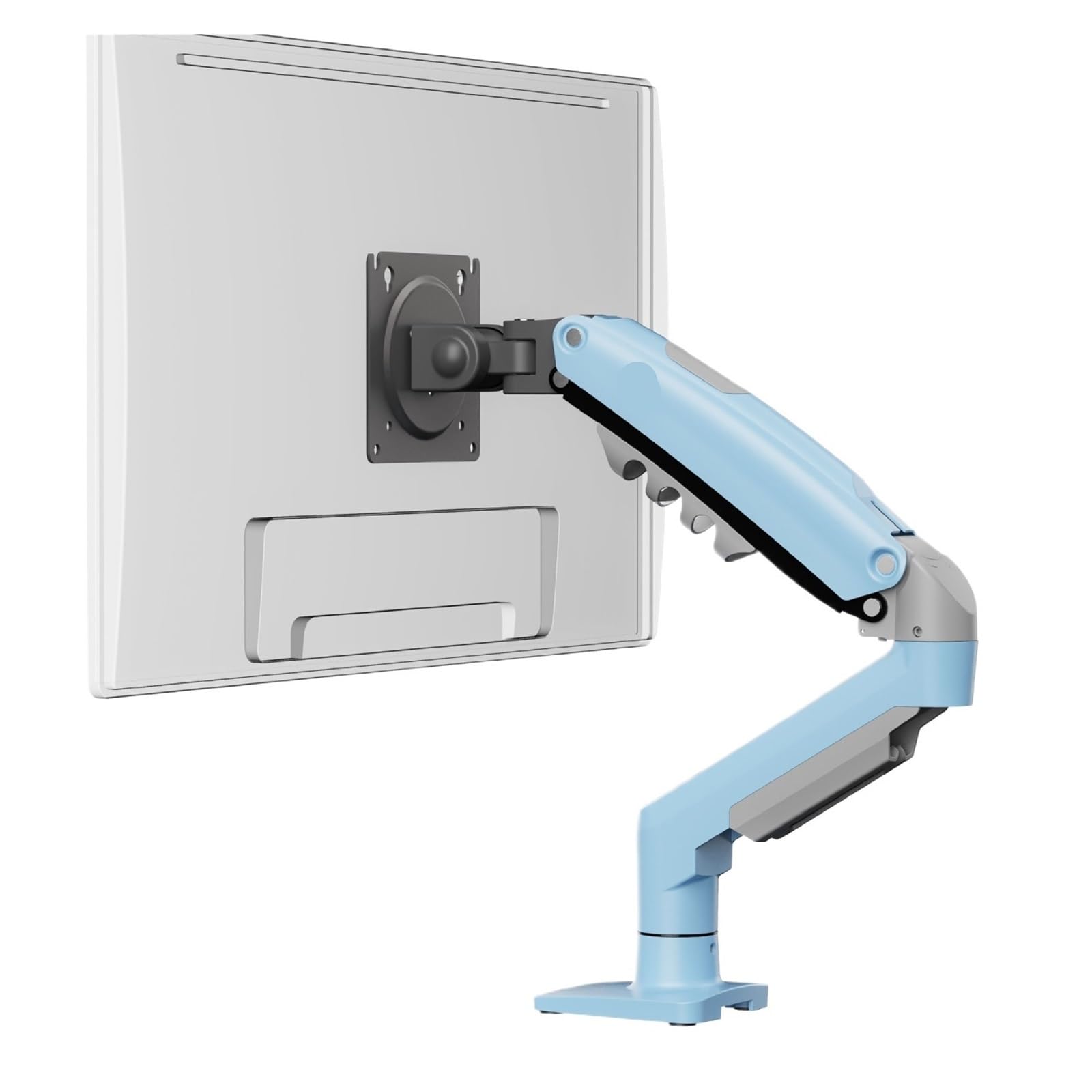 Ikpgbzxm Lakeblue F80 Monitor Stand With Telescopic And Rotation Adjustment(Lakeblue)