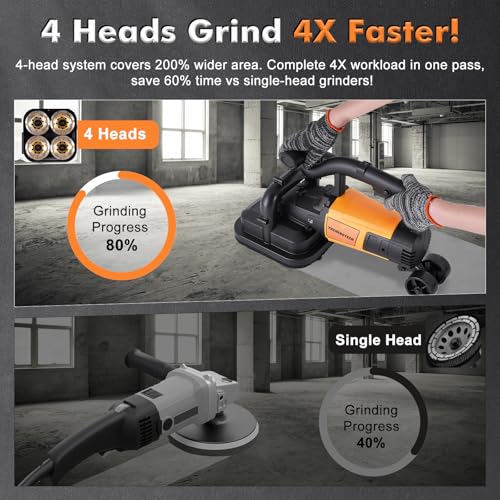 YUCHENGTECH 4-Head 3800W Grinder
