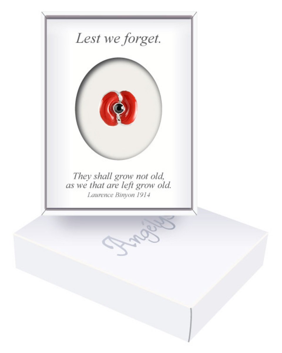 Angelys Remembrance Poppy Pin