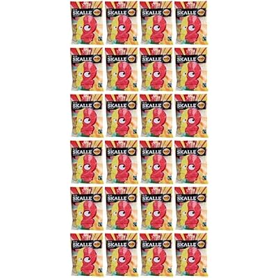 Bubs Skull Sour Liquorice 24 Packs of 90g