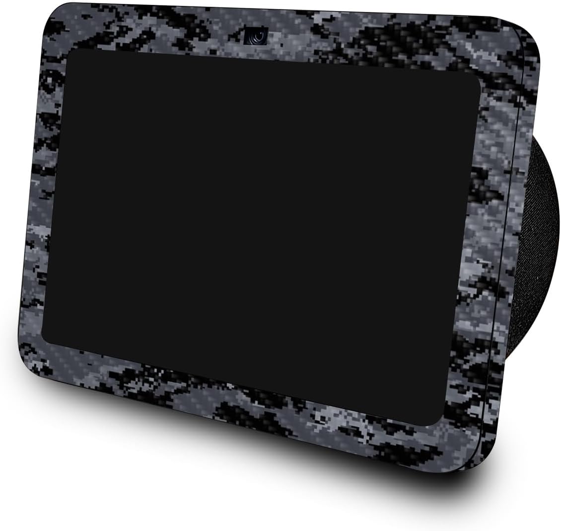 Carbon Fiber Skin Compatible with Amazon Echo Show 8 (3rd Gen, 2023) - Digital Camo - Premium 3M Vinyl Protective Wrap Decal Cover - Easy to Apply | Crafted in The USA by MightySkins