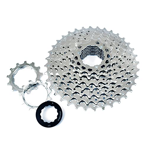 Jfoyh 9 Speed Cassette 11-36T For Mtb, Compatible With Sram/Shimano/Fsa 9 Speed Hg Hub Transmission System - Silver #TOP2