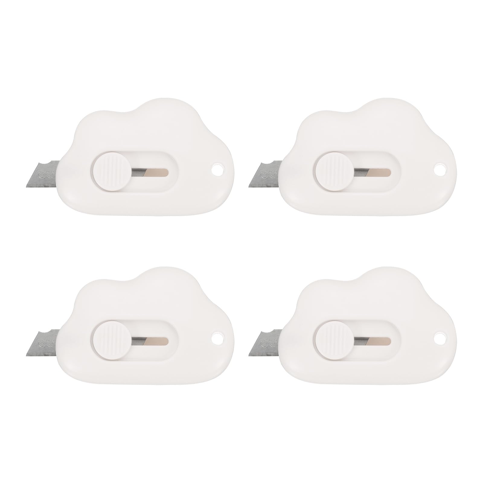 Coupe-lettres rétractables mini cutters nuage à lame sécurisée pour découpe de papier