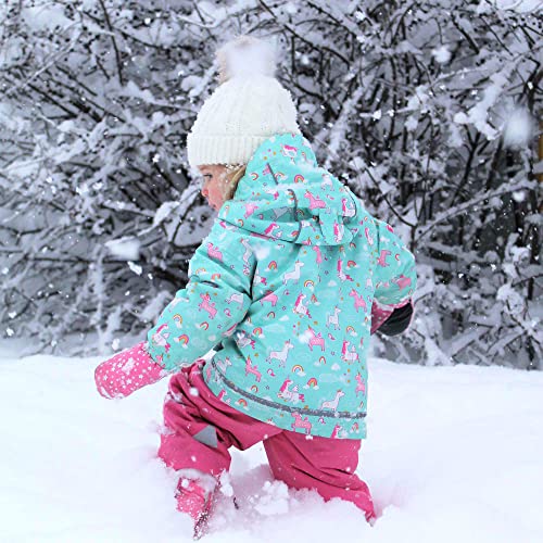 Image of JAN & JUL Waterproof Fleece Lined Rain Jacket, Raincoat for Toddlers and Kids