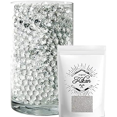 10000 Pieces Clear / Transparent Water Beads Clear Water Gel Jelly Balls Vase Filler Beads,Vase Fillers for Floating Pearls, Floating Candle Making, Wedding Centrepiece, Floral Arrangement Cover