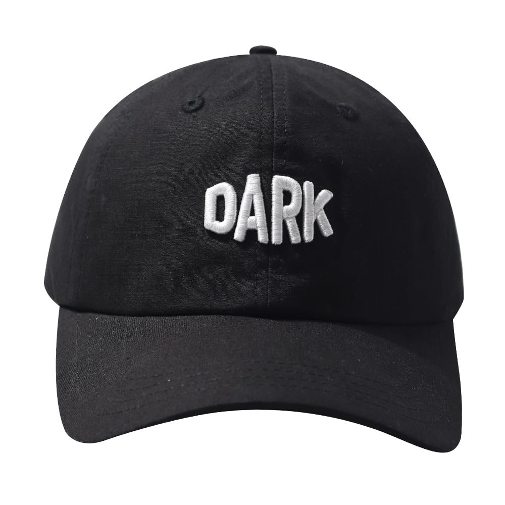 Casquette de baseball 008 classique ajustable en coton noir - 2
