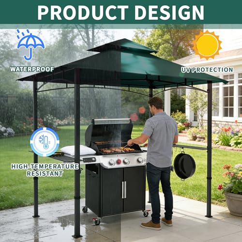 JANCANOPY Grill Gazebo Replacement Cover 5x8FT Canopy Top by JANCANOPY - Used condition - Image 4