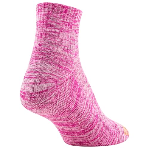 Image of GOLDTOE womens Half Cushion Sport Quarter Socks With Mesh, 6-pairsSocks