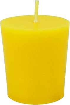 Zest Candle 12-Piece Votive Candles, Yellow Citronella
