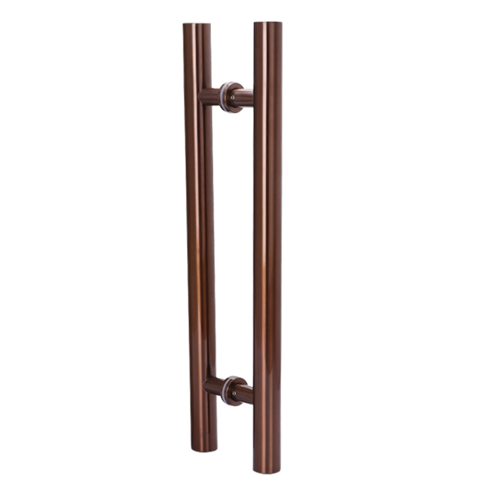 Poignée de porte noire en acier inoxydable pour sublimer l'entrée de la maison