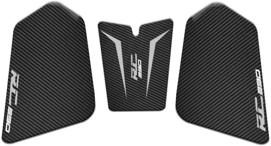 Motorcycle Tank Stickers New for RC390 RC 390 2022 Motorcycle Anti Slip Fuel Oil Tank Pad Fish Bone Anti Scratch Protector Side Knee Grip Sticker Pads