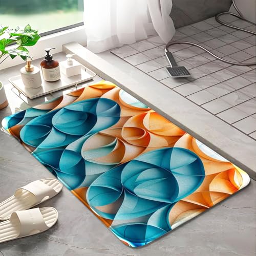 Tapis de bain lavable en machine en mousse à mémoire de forme L - 3
