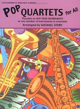Paperback Pop Quartets for All: Alto Saxophone (E-flat Saxes & E-flat Clarinets) (For All Series) Book